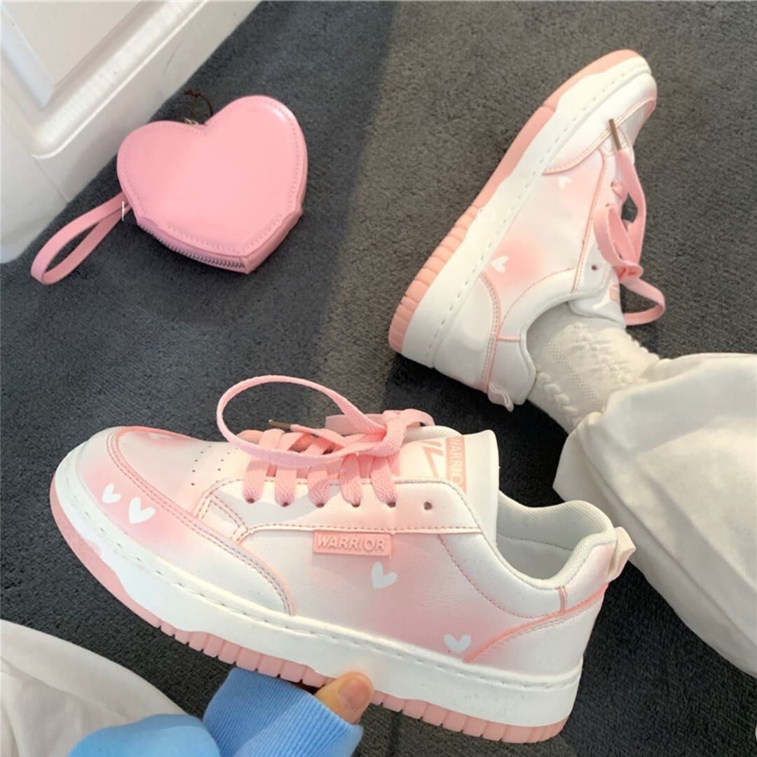 Women Sneakers Sneakers Kawaii Platform Flats Harajuku Fashion Casual Pink Vulcanized Spring Dropshipping Scarpe Donna