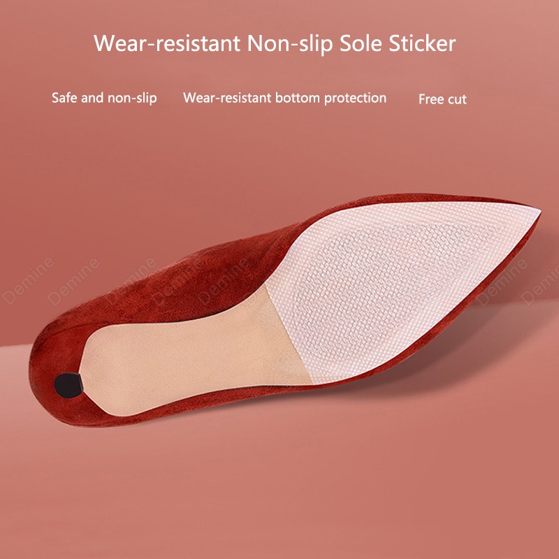 Shoe Sole Protector Sticker for Sneaker High Heel Shoe Repair Outsole Anti-slip Self-adhesive Soles Stickers Replacement Pad