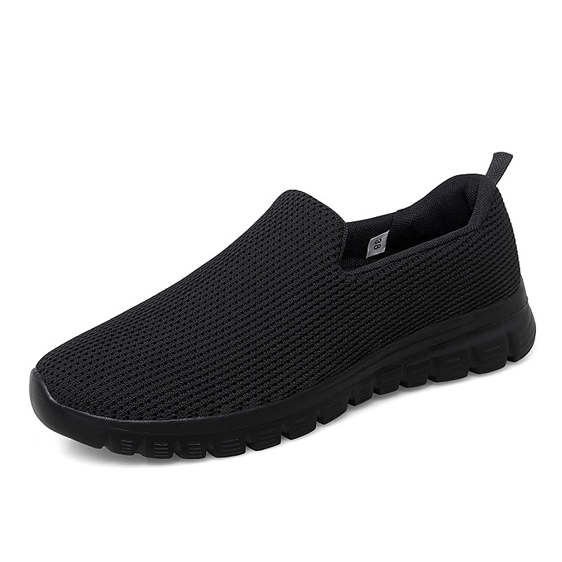 Women Walking Sneaker Mesh Breathable Female Knitted White Vulcanized Shoes Casual Slip on Ladies Flat Shoes Comfort Footwear