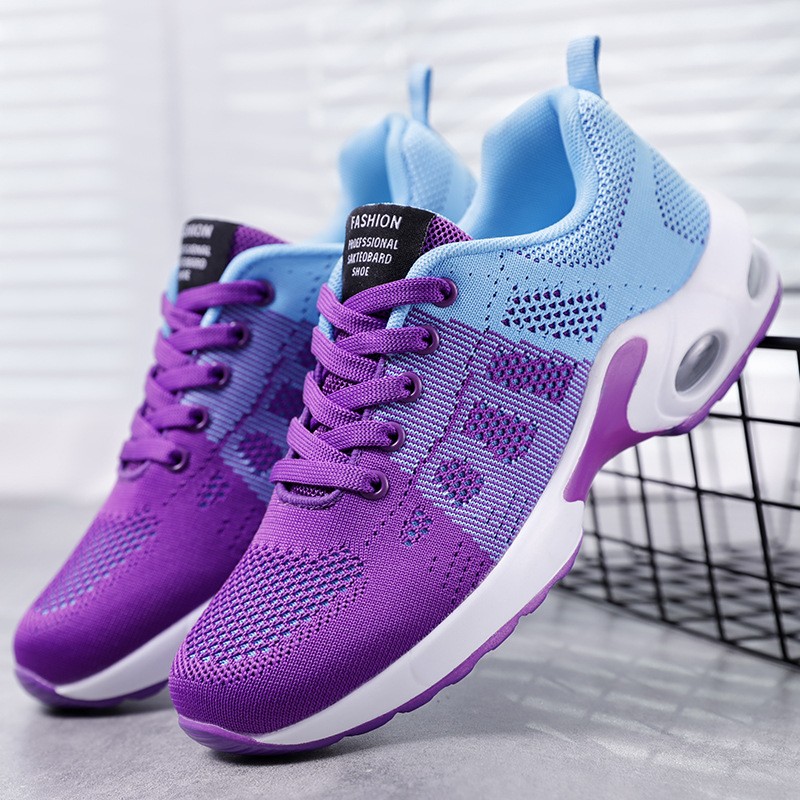 Women's casual shoes breathable lightweight mother shoes air cushion women's sports shoes with free shipping