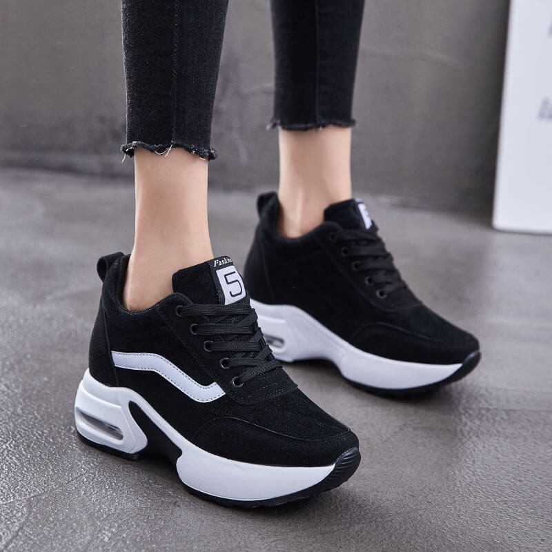 Women Sneakers Brand Female Sneakers Woman Running Shoes Breathable Antislip Light Flats Eur 35-42 Tenis Feminino