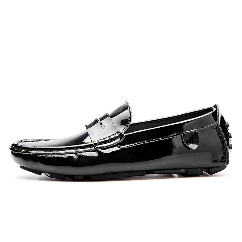 split genuine leather mens loafers luxury brand 2020 fashion handmade moccasins men black casual shoes slip on men boat shoes