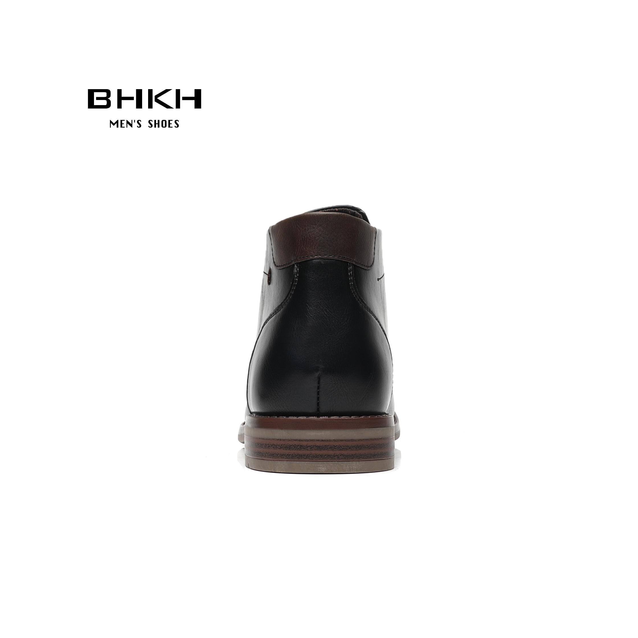 BHKH 2022 Autumn/Winter Men Boots Lace-up Ankle Boots Smart Business Office Work Dress Formal Shoes Men's Shoes