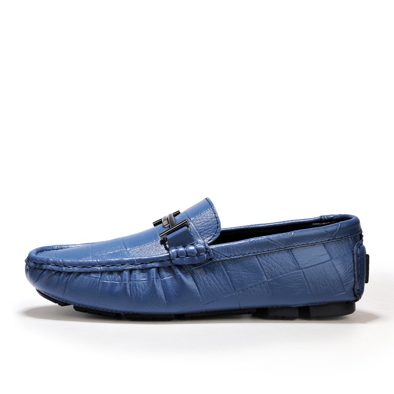 BTMOTTZ - Genuine Leather Men Moccasin Shoes, Driving Shoes, Breathable, Italian Luxury Brand, Handmade