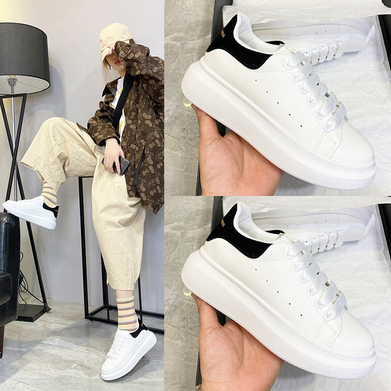 2021 white shoes spring autumn women thick-soled height increasing fashion casual shoes women running shoes ladies sneakers