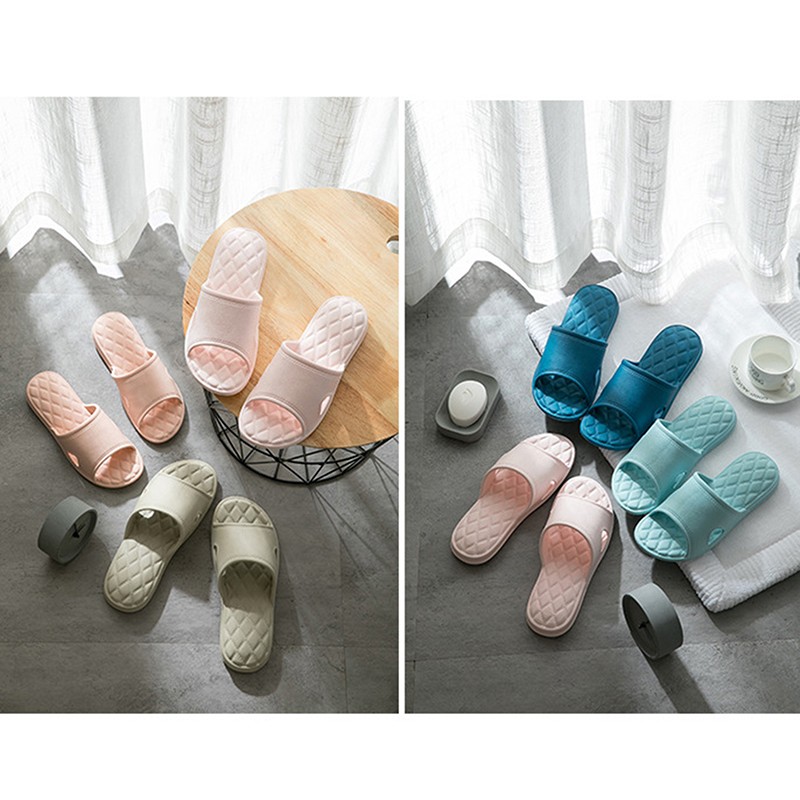 2022 slippers women summer thick bottom indoor home couples home bathroom non-slip soft tide to wear cool