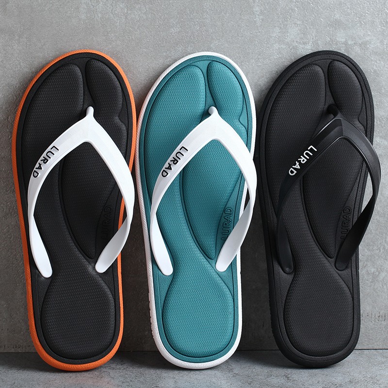 New summer men's slippers comfortable outdoor wear non-slip personality sandals flip flop beach shoes tide