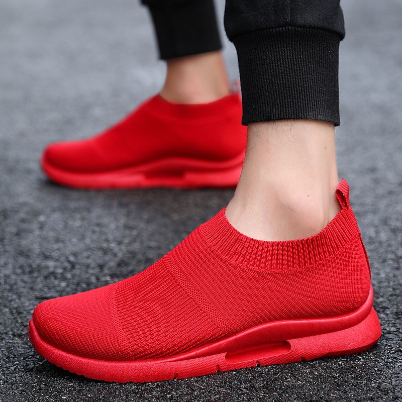 Damyuan Men's Lightweight Running Shoes Walking Shoes Breathable Women's Sneakers Slip-On Loafers Shoe Men's Casual Shoes Size 46 2021