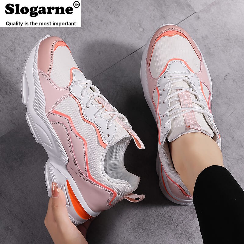 The new women's sports shoes spring autumn leisure sneakers casual shoes outdoor comfortable breathable non-slip vulcanized shoes