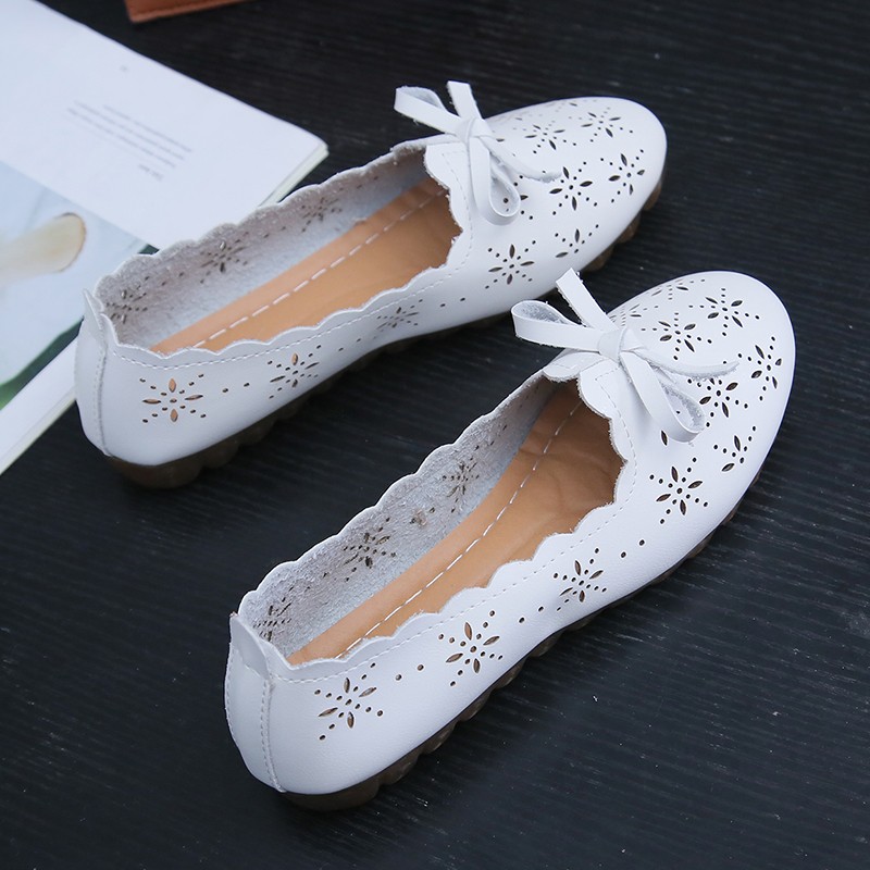 High quality women's sandals summer fashion soft bottom beach hollow casual shoes breathable ladies flat shoes