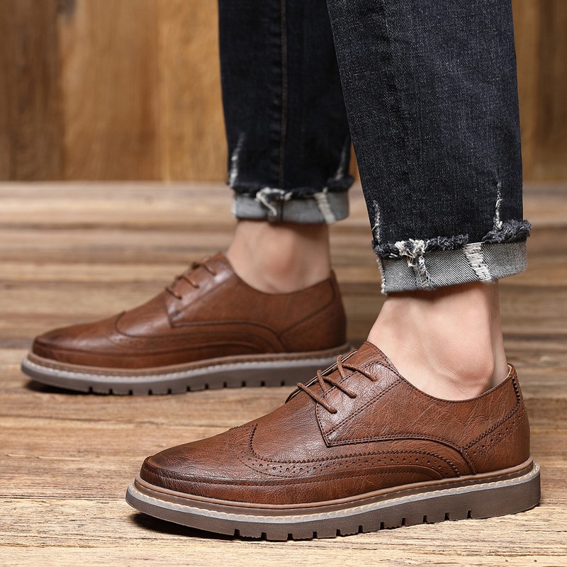 Men's Tooling Casual Shoes Men's Leather Shoes Footwear Comfortable Men's Shoes Men's Oxford Fashion Men's Sneakers