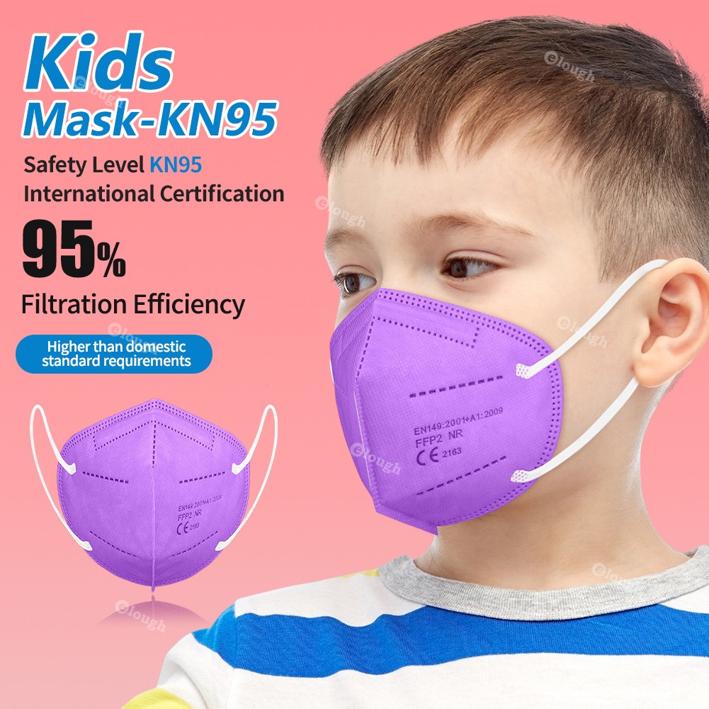 KN95 9-12 Years Old Kids FFP2 Masks Boy Girl Respirator Mask FFP2Fan FFP2 KN95 Face Mask Mascarias Kids Mask Ce