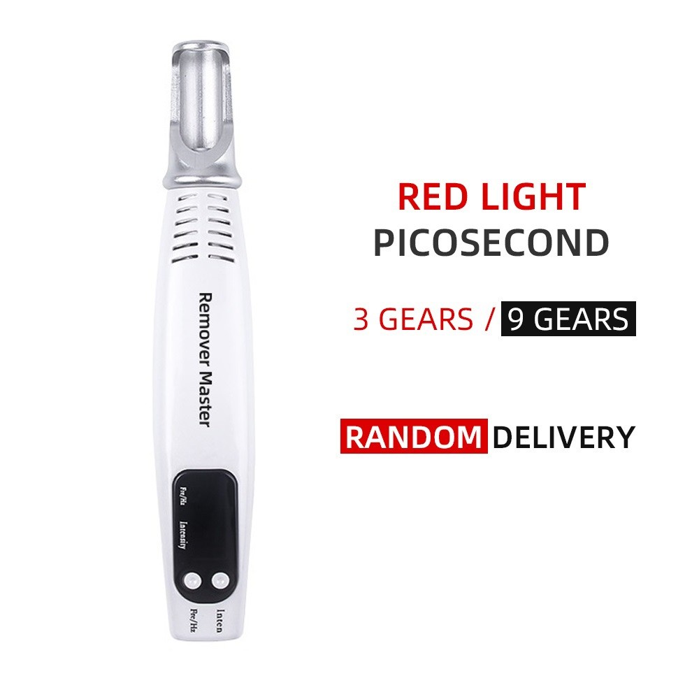 Laser pen, tattoo removal, acne removal, dark spot removal, professional blue and red laser pen for tattoo removal, laser pen for cleaning acne and dark spots. pigmentation removal machine