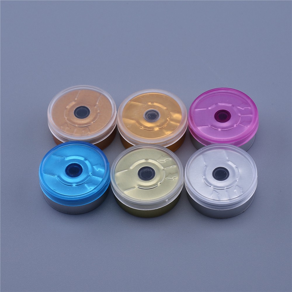 100/1000pcs Medical Vial Cap Aluminum Medical Bottle Cap OD 20mm Diameter Aluminum Flip Off Cap