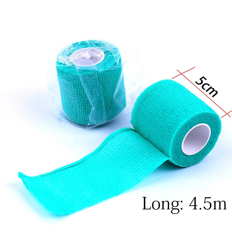 10pcs Waterproof Protection Security Self Adhesive Elastic Cohesive Bandage Wrap First Aid Sports Body Gauze Veterinary Medical Tape