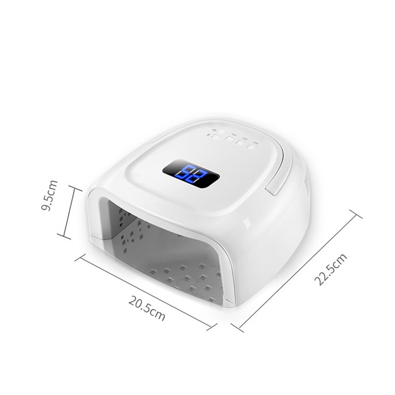 60W Rechargeable Nail Lamp Cordless Gel Polish UV Curing Light Professional Nail Dryer Cordless Nail UV LED Lamp