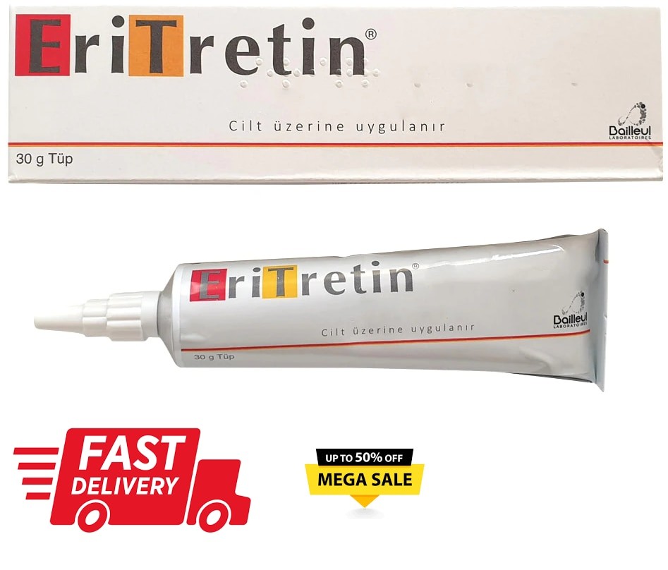 Eritretin Acne Face and Skin Treatment for Acne Prone Skin Cystic Acne, Advanced Acne Remover, Fast Acting