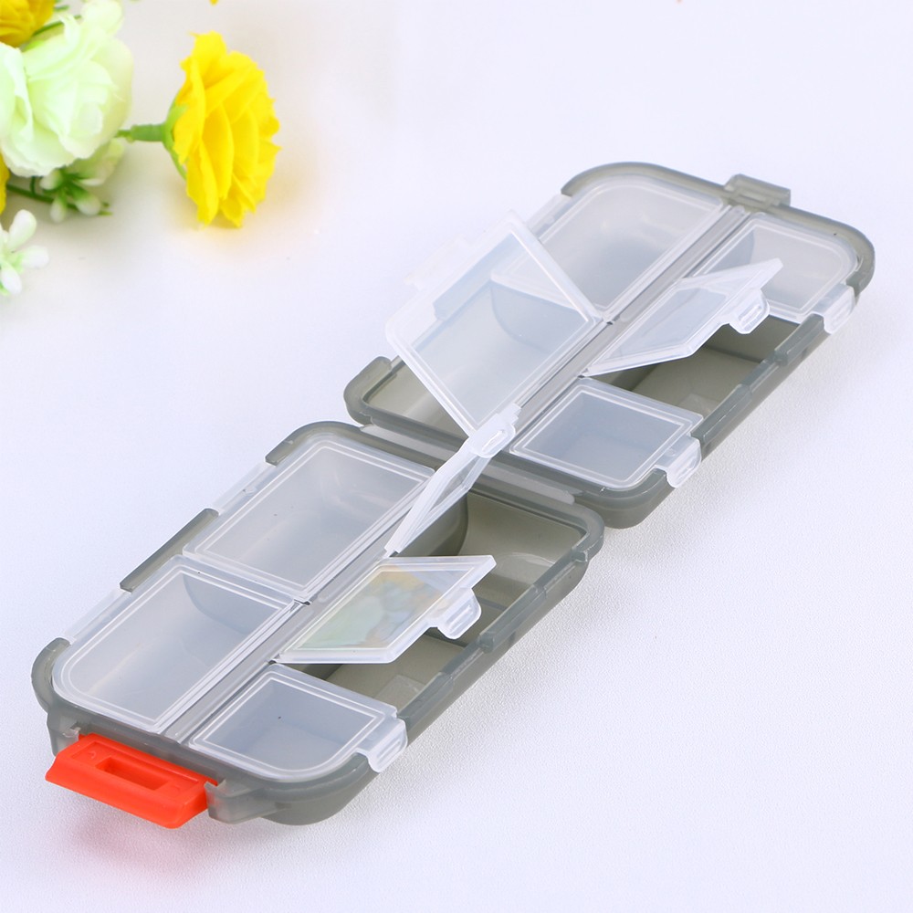 Tcare Travel Pill Organizer Moisture Proof Box for Pocket Purse Daily Pill Case Portable Medicine Vitamin Holder Container