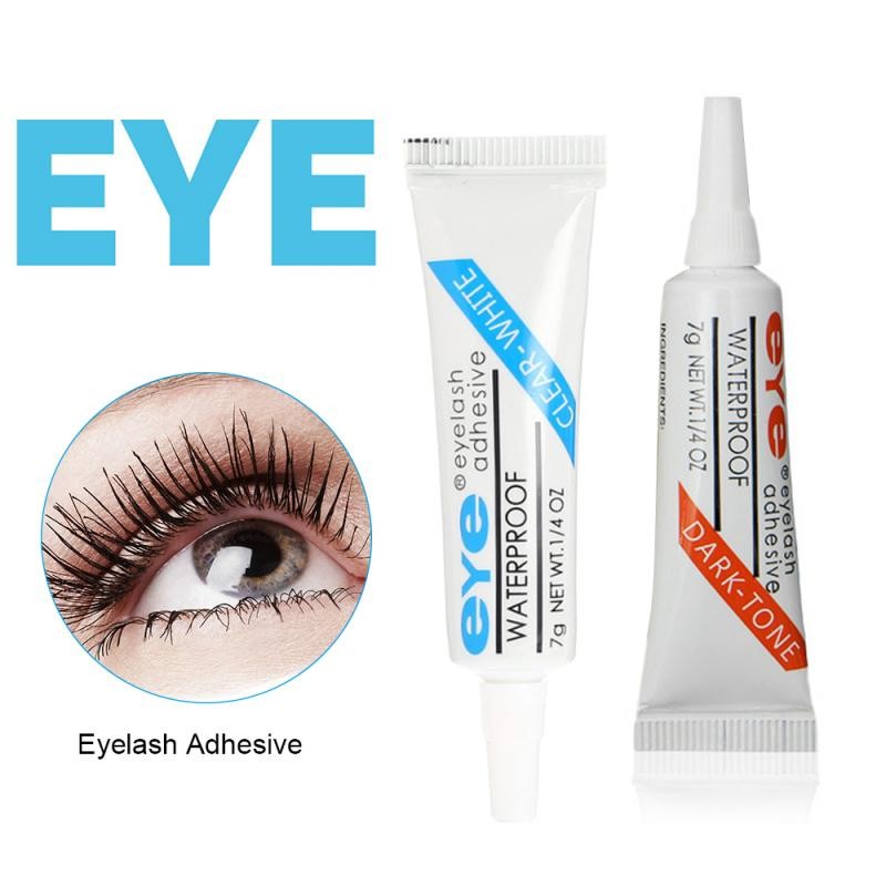 False Eyelashes Glue Light White/Dark Black Waterproof Makeup Adhesive Cosmetic Tools TSLM2