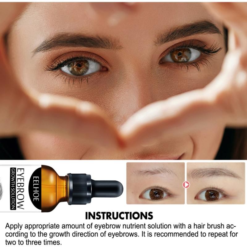 Natural Castor Oil Eyelashes Eyebrow Hair Growth Essential Oil Prevent Skin Aging Castor Organic Hair Serum Fast Growth Liquid