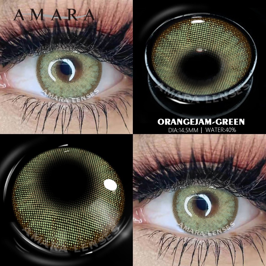 Amara Natural Colored Contact Lenses Blue 2pcs Beautiful Contacts Pupils Colored Contact Lens Yearly Makeup Cosmetics Contact Lens