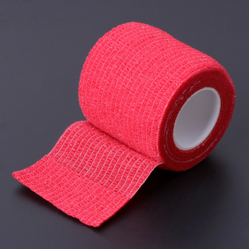 6pcs Disposable Self-Adhesive Elastic Bandage For Handle Grip Tattoo Tube