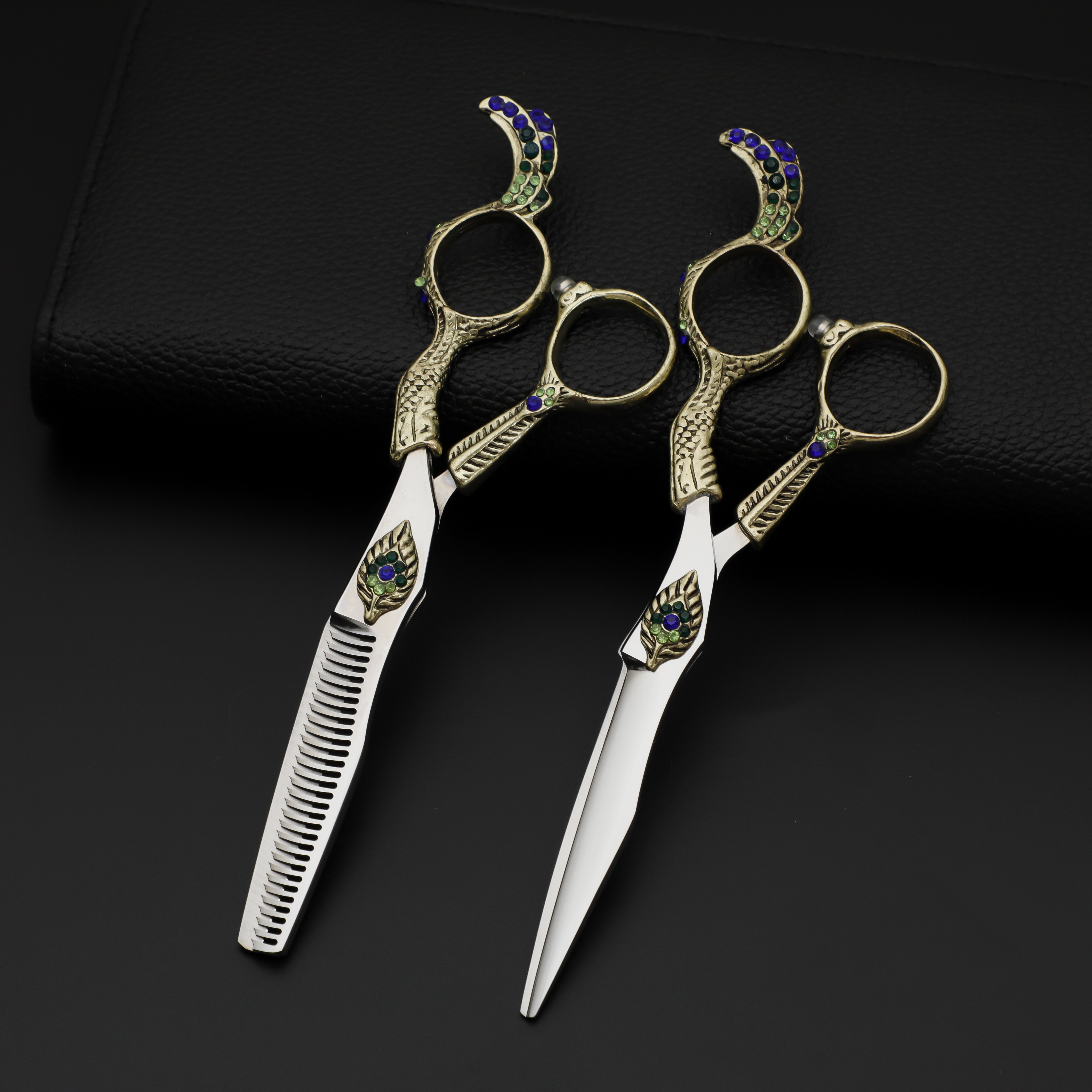 hair scissors barber straight scissors thinning hair scissors cutter ho'meu'se