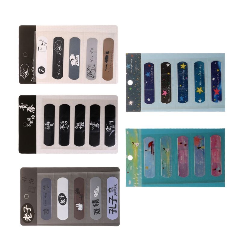 Breathable PE Bandages, Waterproof Adhesive Tape, Cute Cartoon, Hemostasis, Dropshipping, 5pcs