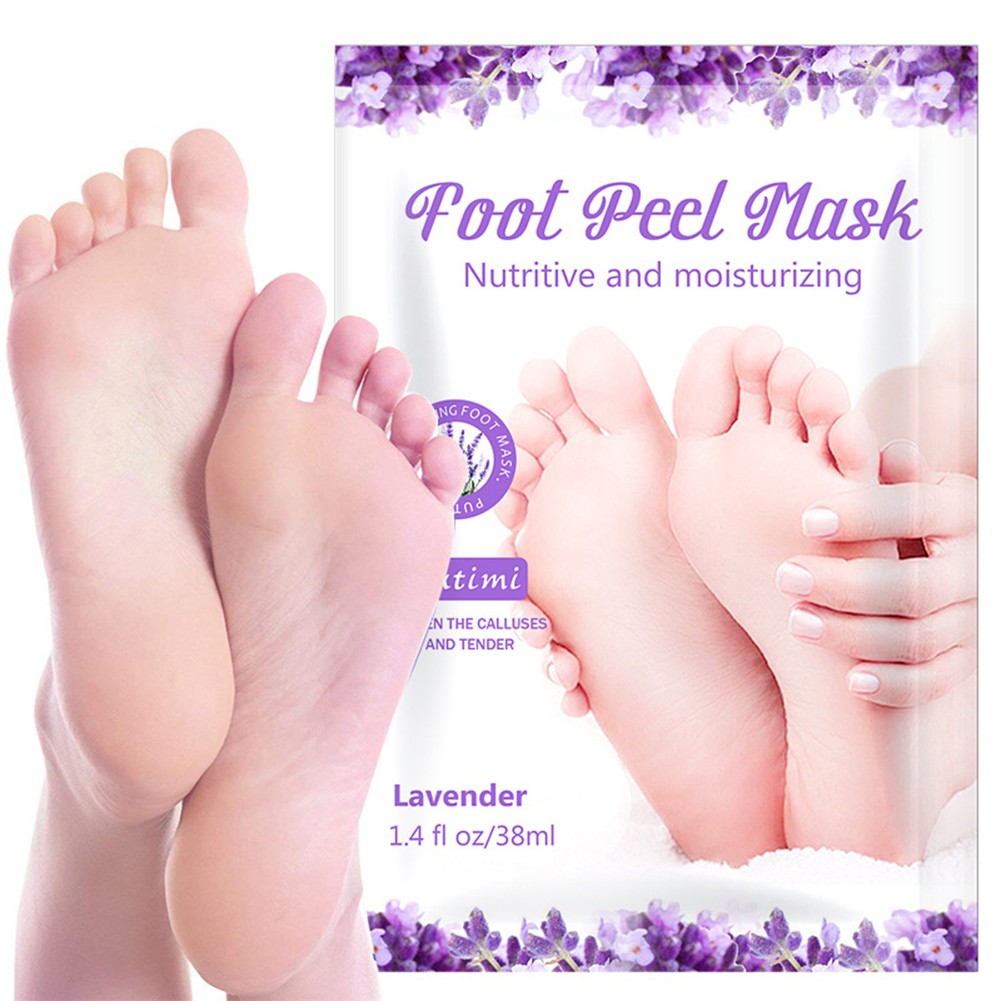 Feet Exfoliating Foot Masks Pedicure Socks Peeling Scrub for Feet Mask Remove Dead Skin Heels Foot Peeling Mask for Feet Spa