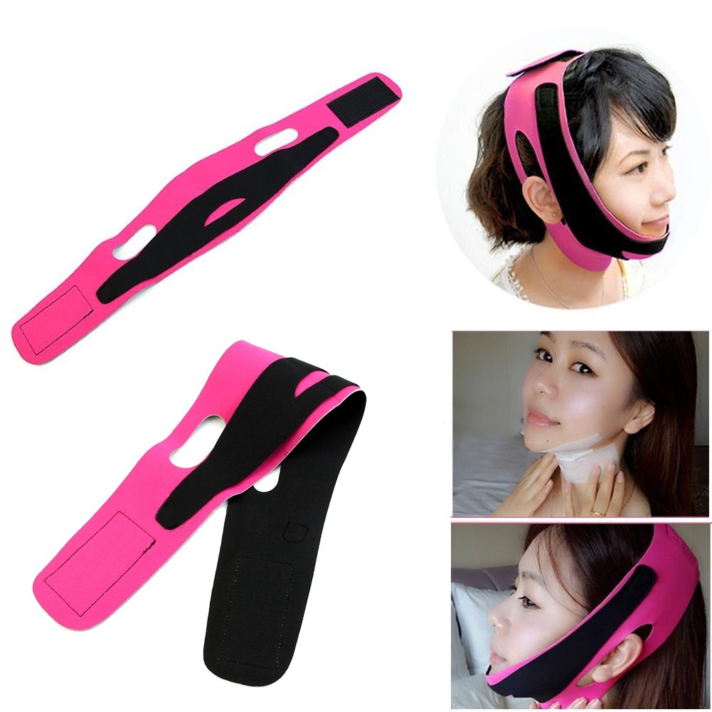 Women Slimming Chin Cheek Slim Lifting Mask V Face Line Belt Anti-wrinkle Belt Band Facial Beauty Tool Face Slimming Bandage