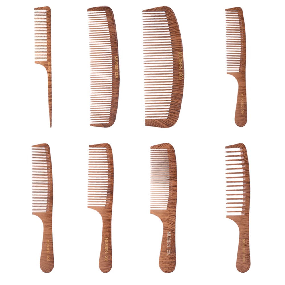 1pc Natural Pear Wooden Comb Scalp Massage Head Anti-static Detangling Head Hair Massage Combs Hair Styling Tools