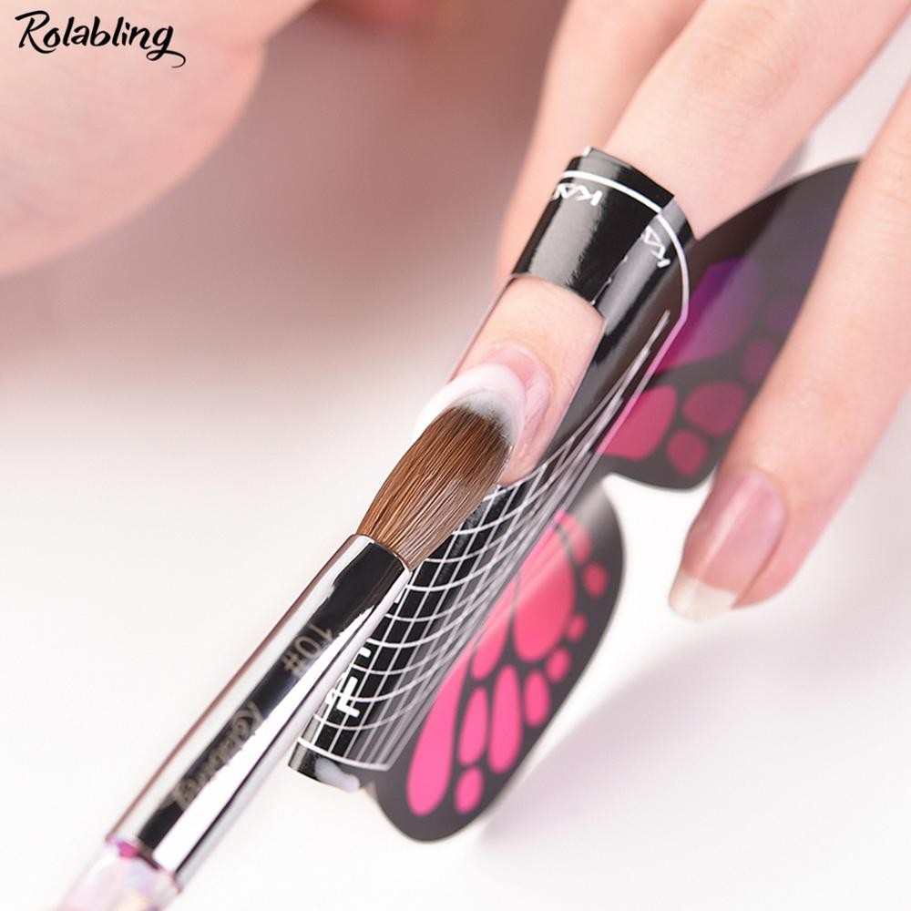 Kolinsky Sable Nail Brush Acrylic Nail Brush Nail Extension Tools Professional DIY Carving Nails Art Pen Tool Acrylic Powder