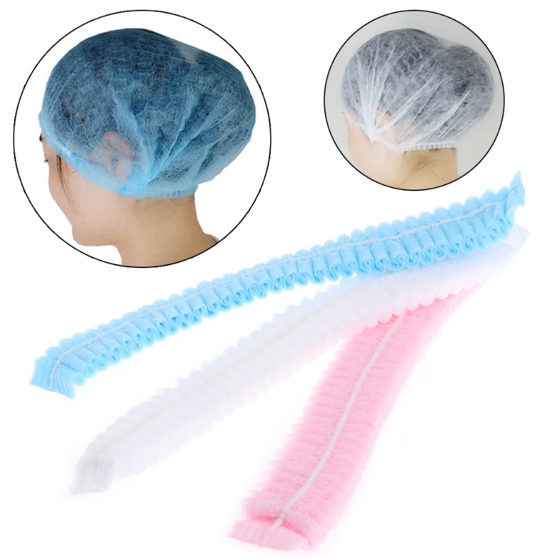 Permanent Makeup Microblading Accessories Disposable Hair Net Sterile Eyebrow Tattoo Cap 100pcs