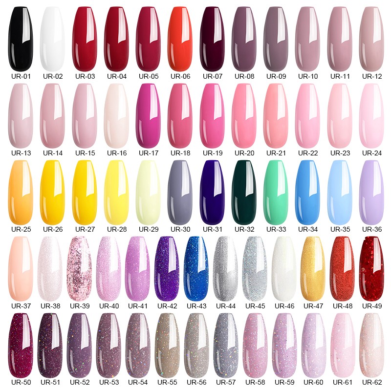 UR SUGAR Nail Gel Polish Red Pink Series Gel Varnish All for Nails Art Base Top UV Semi-Permanent Nail Gel