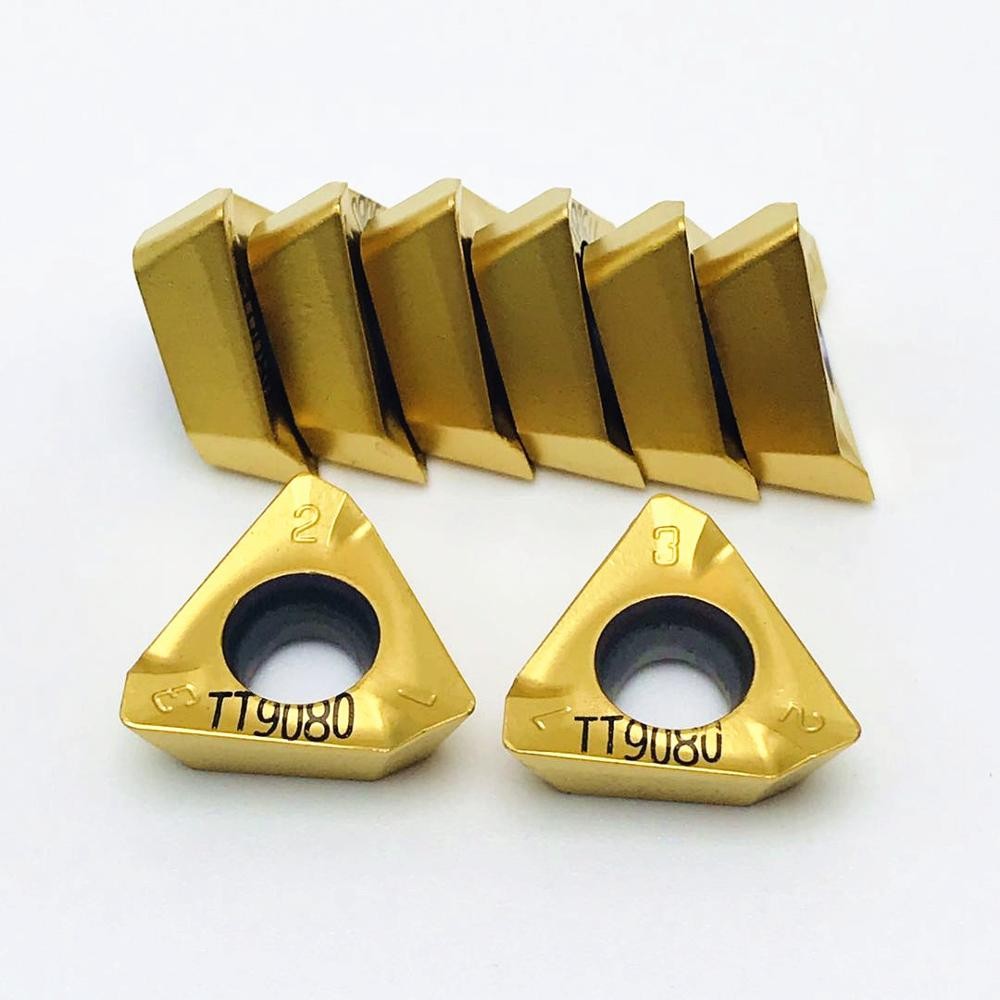 High Quality CNC Milling Carbide, 3PKT15508R M TT9080, 3PKT 150508R Can Be Indexed, Lathe Parts, 3PKT Insert Turning Tools
