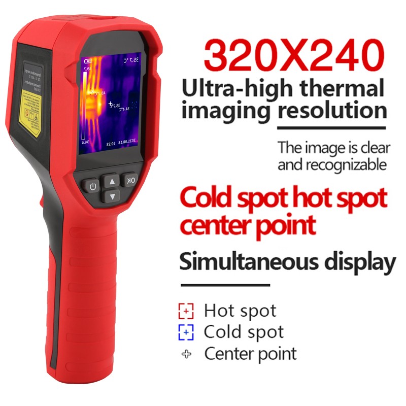 UNI-T UTi120S Infrared Thermal Imager -20~400°C Industrial Test Thermal Imaging Camera Handheld USB Infrared Thermometer Hunting