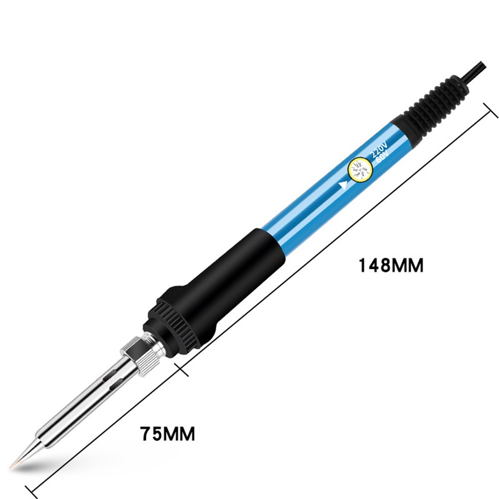 Adjustable temperature 60W soldering iron internal heating type household electronic soldering repair tool and arc tin wire