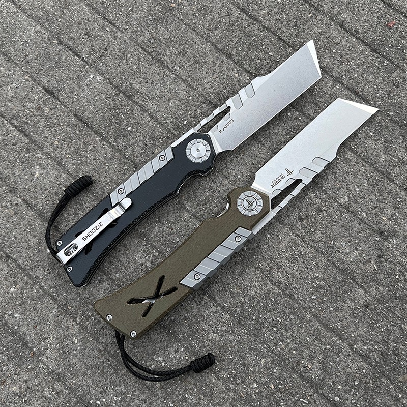 Folding Knife Edc Multiple High Hardness D2 Military Knives - Good for Hunting Camping Survival Outdoor Everyday Bearing XUN118 New