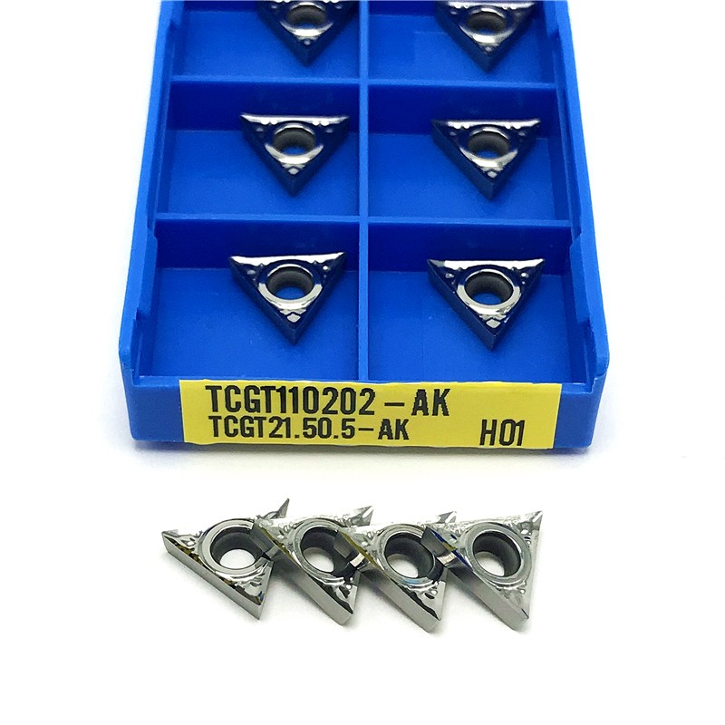 TCGT110204 AK H01 Aluminum Insert Turning Tool High Quality Cutting Tool TCGT 110204 Turning Insert CNC Aluminum Tools