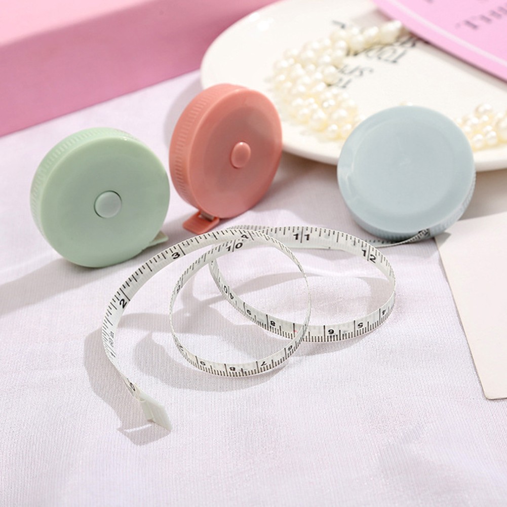 Body Measuring Tapes Automatic Telescopic Tape Measure Film For Metric Centimeter Tape 1.5m/60inch Sewing Tailor Meter