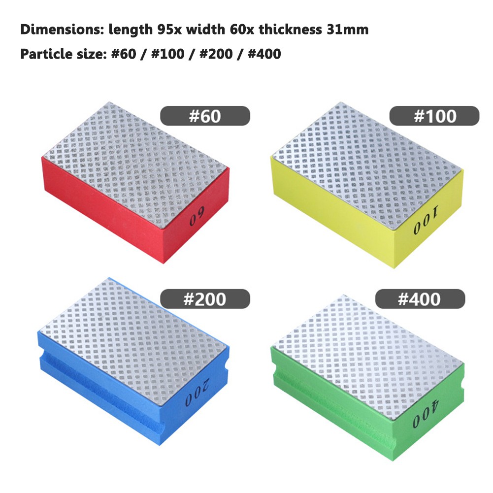 الماس اليد ألواح التلميع طحن زجاج كتلة السيراميك جلخ الرملي حجر الماس تلميع كتلة أداة السلطة