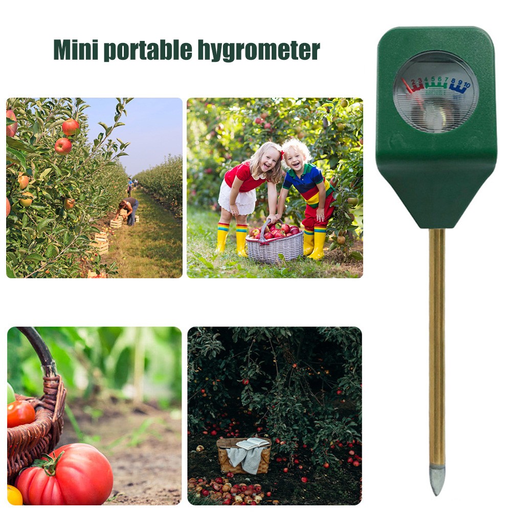 Soil moisture test instrument moisture meter detector garden plant flower test instrument mini garden flower plant moisture analyzer