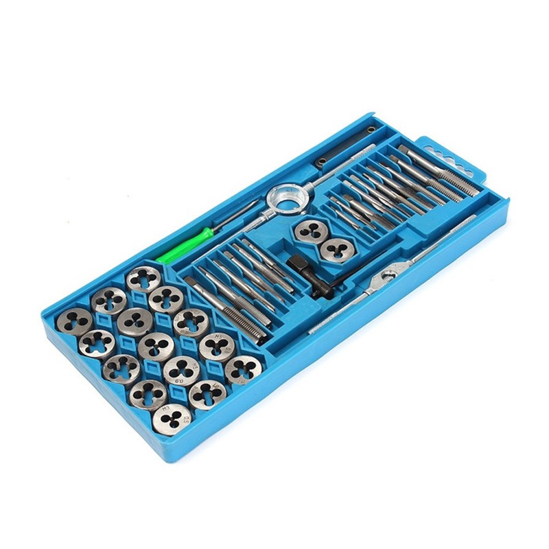 Multifunctional NC Screw Tap and Die Set External Thread Cutting Tapping Tool Hand Kit Thread Screwdriver Screw Tap Die