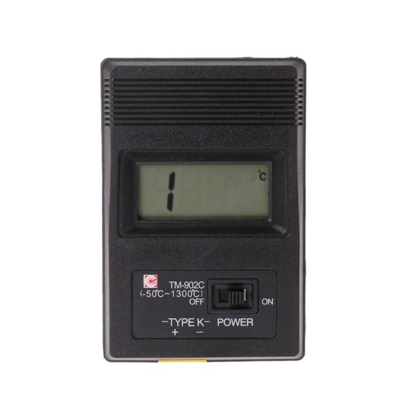 Temperature Meter K Type LCD Digital Thermometer with Thermocouple Probe -50 -1300 Degree