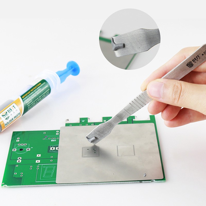 38g BGA Tin Soldering Paste Lead 10cc Syringe Liquid Flux Soldering Tool Medium Temperature Melting Point 183C Tin Soldering Paste