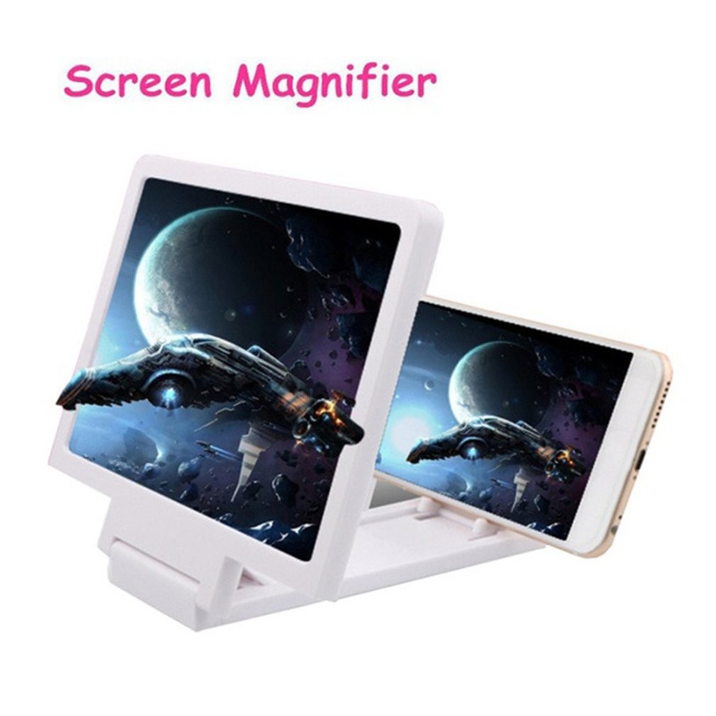 Mobile Phone Screen Magnifier Eyes Protection Display 3D Video Screen Amplifier Expanding Stand Holder Without Power
