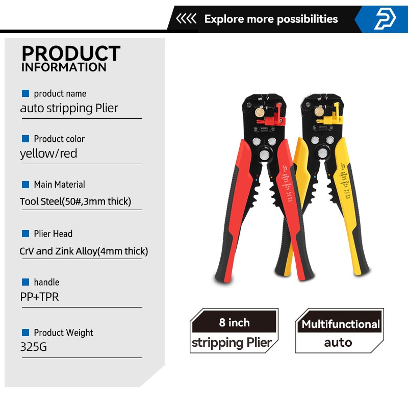 Adjustable Cable Crimping Tool Multifunctional Wire Stripper Mechanism Stripping Crimping Pliers Hand Tool Station