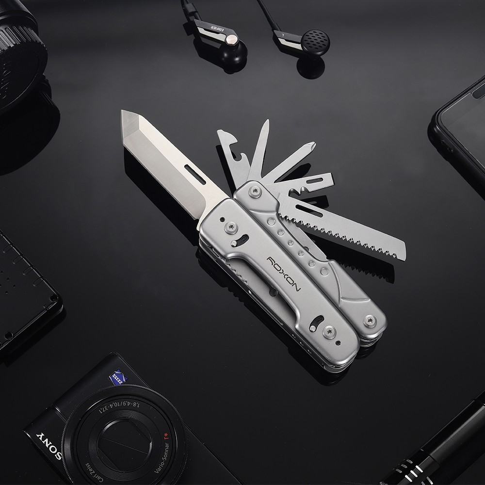 Roxon S802 Phantom Multi Tool Pliers and Scissors with Replacement Knife and Wire Cutters Innovative New 2020