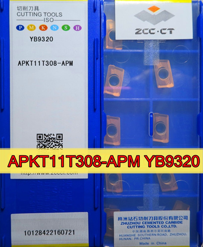 APKT11T308 APKT160408 PM YBG202 YBG212 YBG205 YBG302 YB9320 100% original Zcc.ct carbide insert