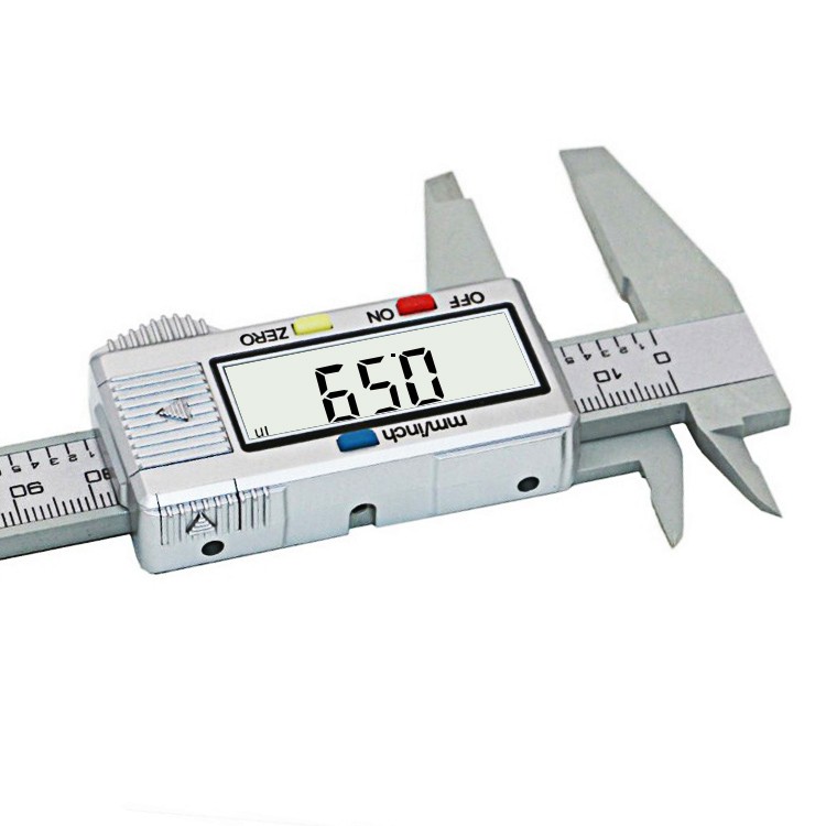 6 Inch Digital Vernier Caliper 0-150mm LCD Electronic Caliper Carbon Fiber Height Gauge Micrometer Measuring Tools